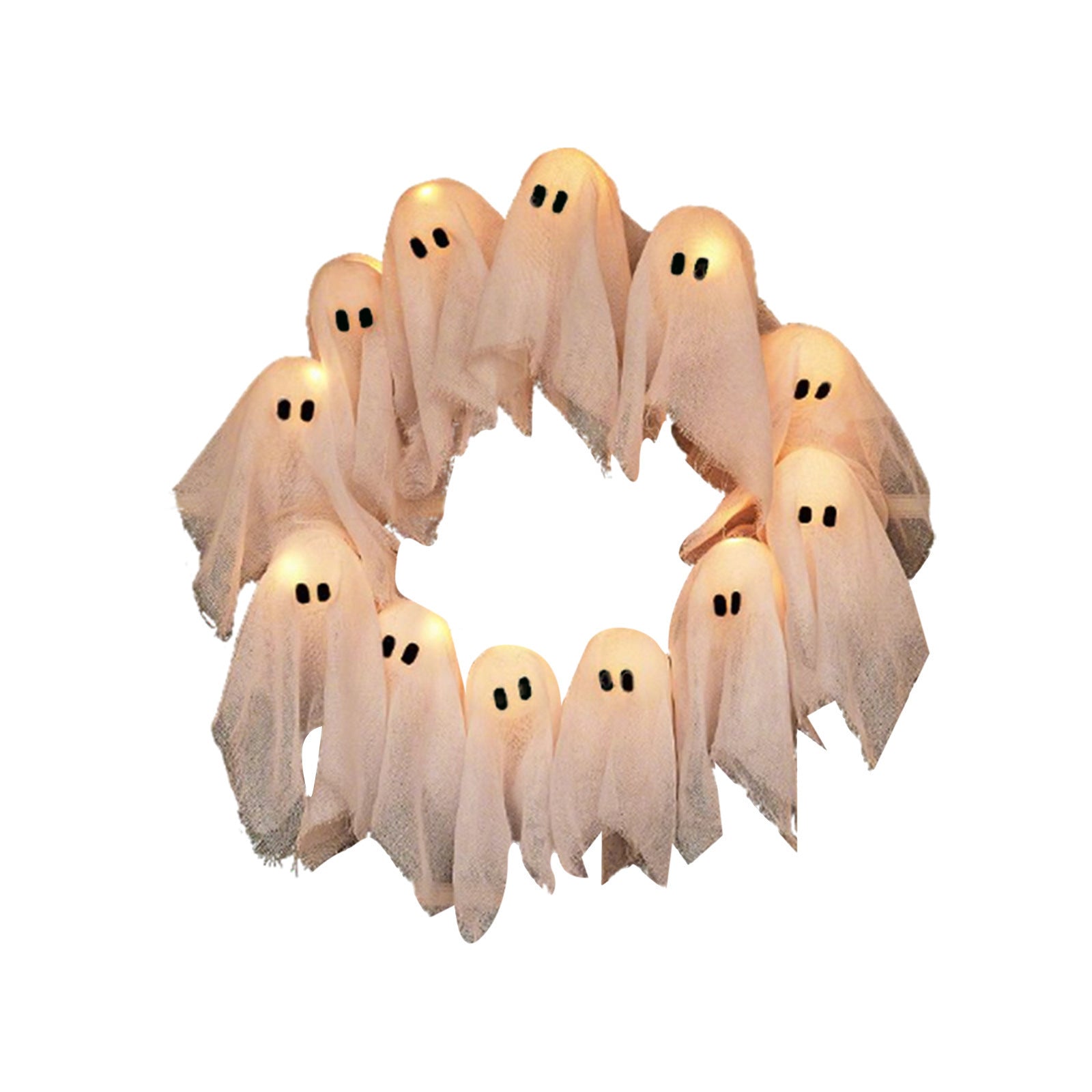 Glowing Ghosts– Halloween Light-Up Door Garland