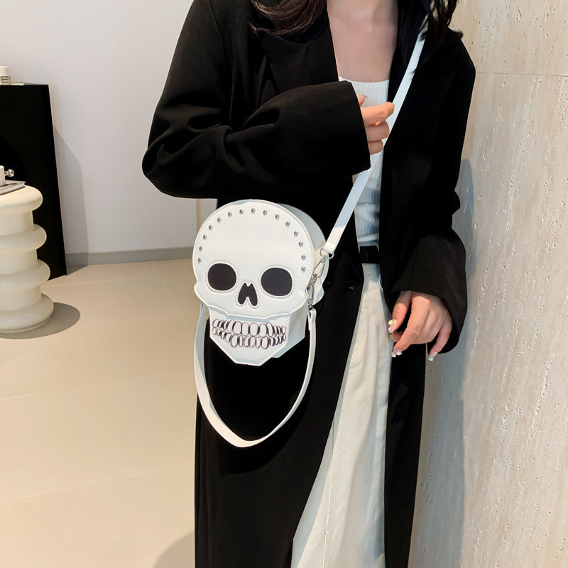 Soul Glow – Halloween Skull Crossbody Bag with Attitude