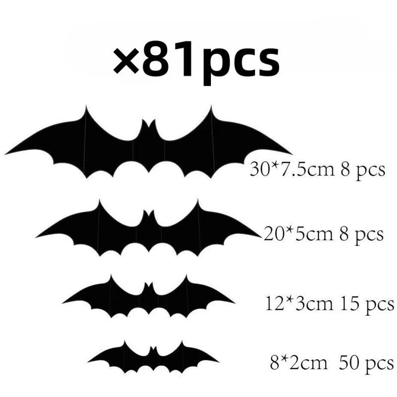Wings of the Night – 3D Halloween Bat Wall Decor
