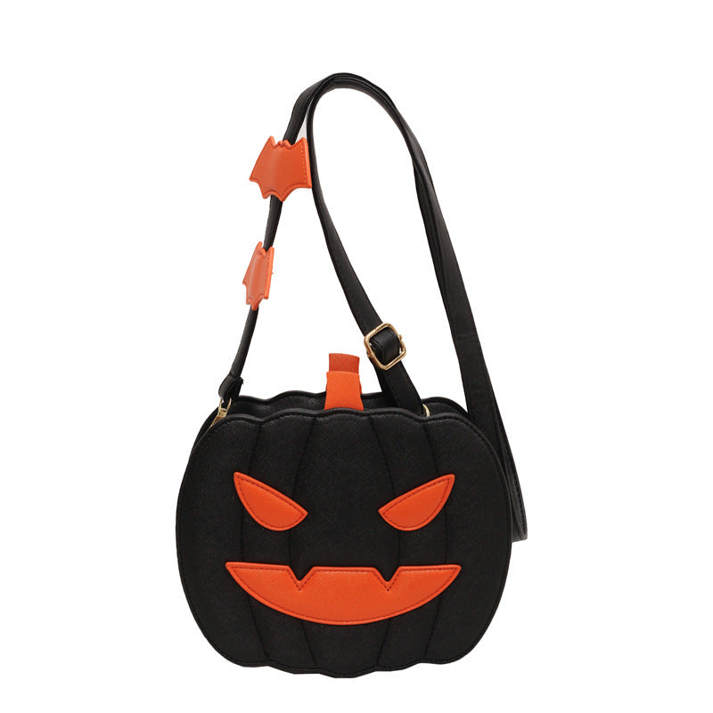 Smiling Pumpkin – Halloween-Themed Crossbody Bag