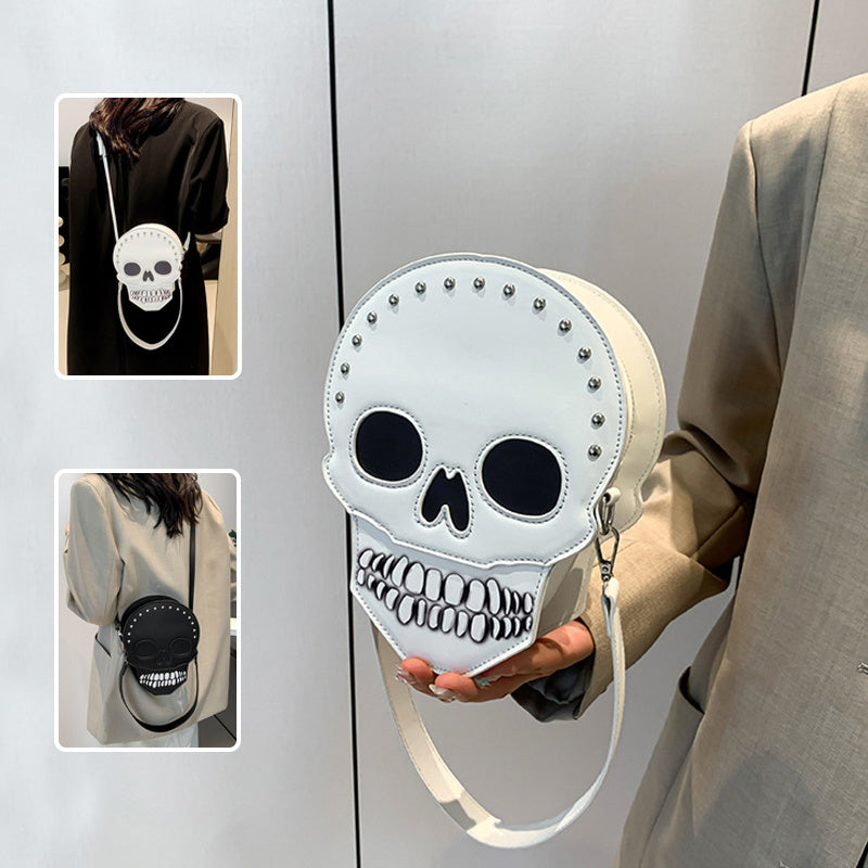 Soul Glow – Halloween Skull Crossbody Bag with Attitude