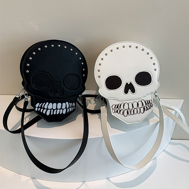 Soul Glow – Halloween Skull Crossbody Bag with Attitude