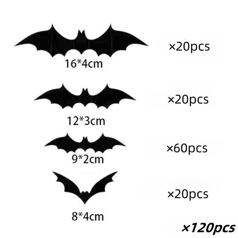 Wings of the Night – 3D Halloween Bat Wall Decor