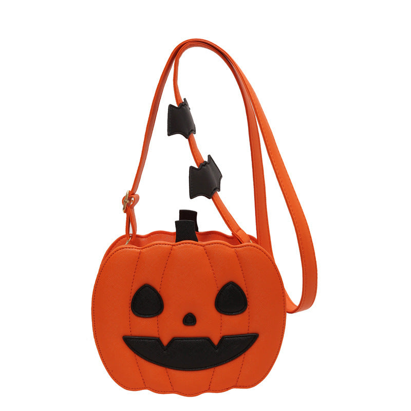 Smiling Pumpkin – Halloween-Themed Crossbody Bag