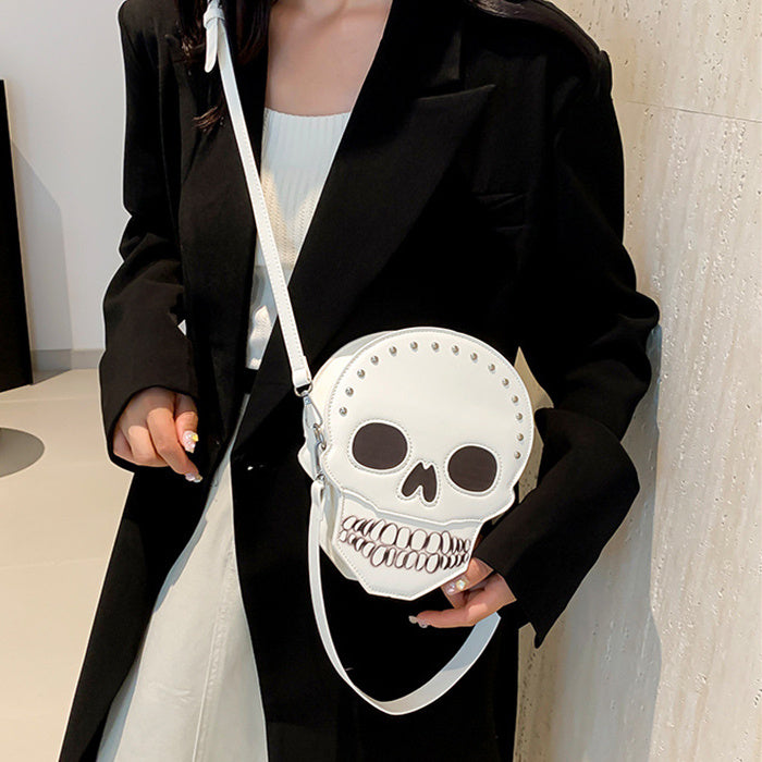 Soul Glow – Halloween Skull Crossbody Bag with Attitude