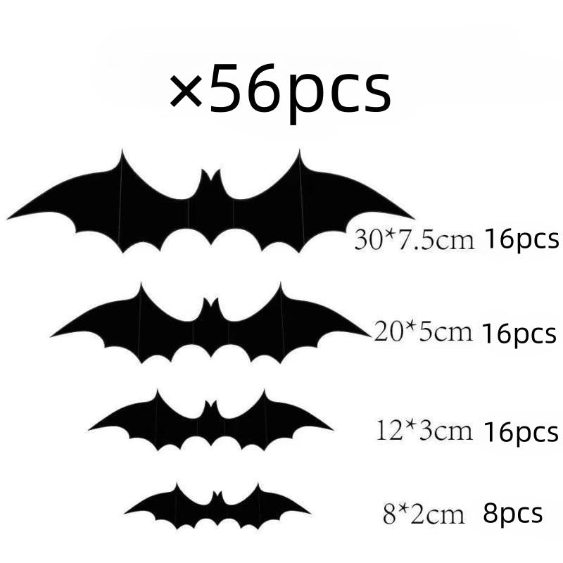 Wings of the Night – 3D Halloween Bat Wall Decor