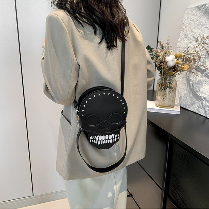 Soul Glow – Halloween Skull Crossbody Bag with Attitude