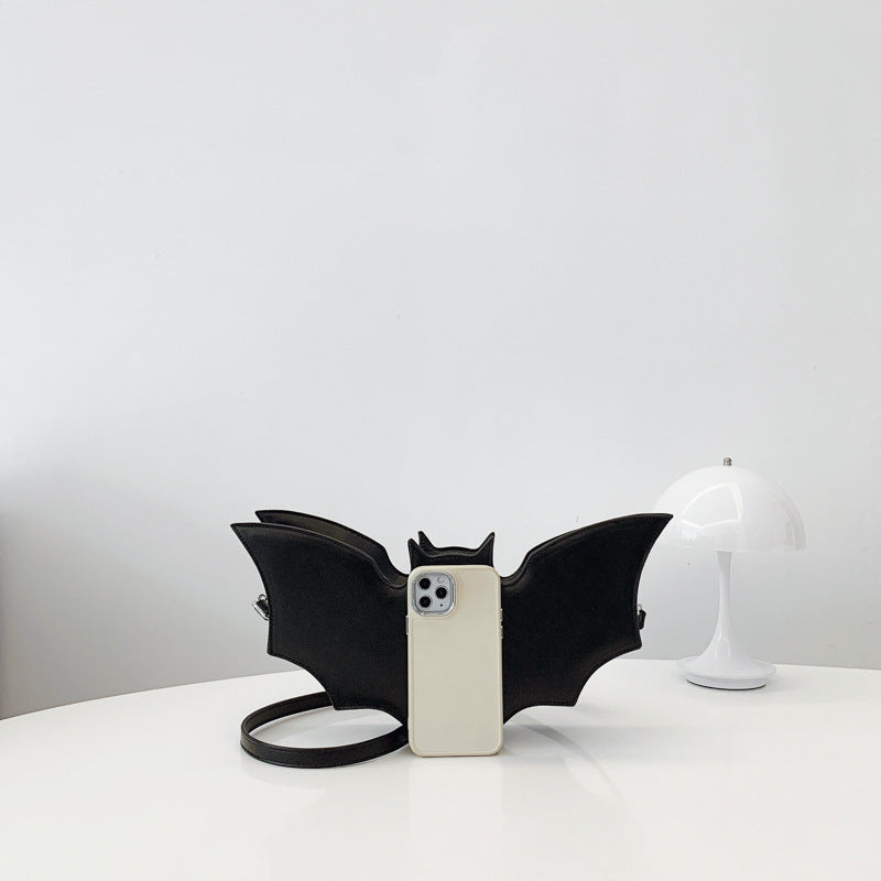 Midnight Bat – Halloween Messenger Bag with Spooky Elegance