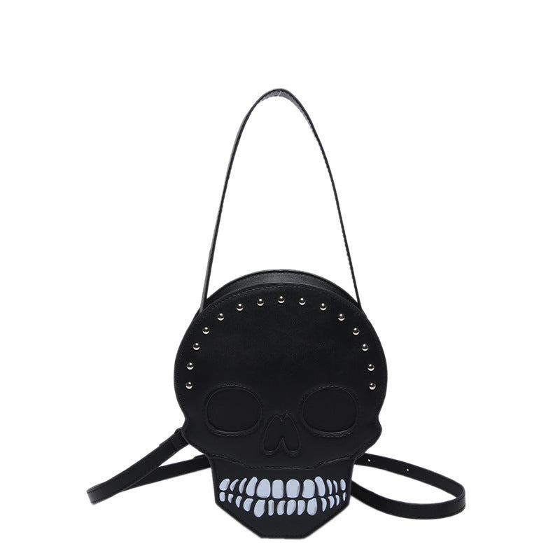 Soul Glow – Halloween Skull Crossbody Bag with Attitude