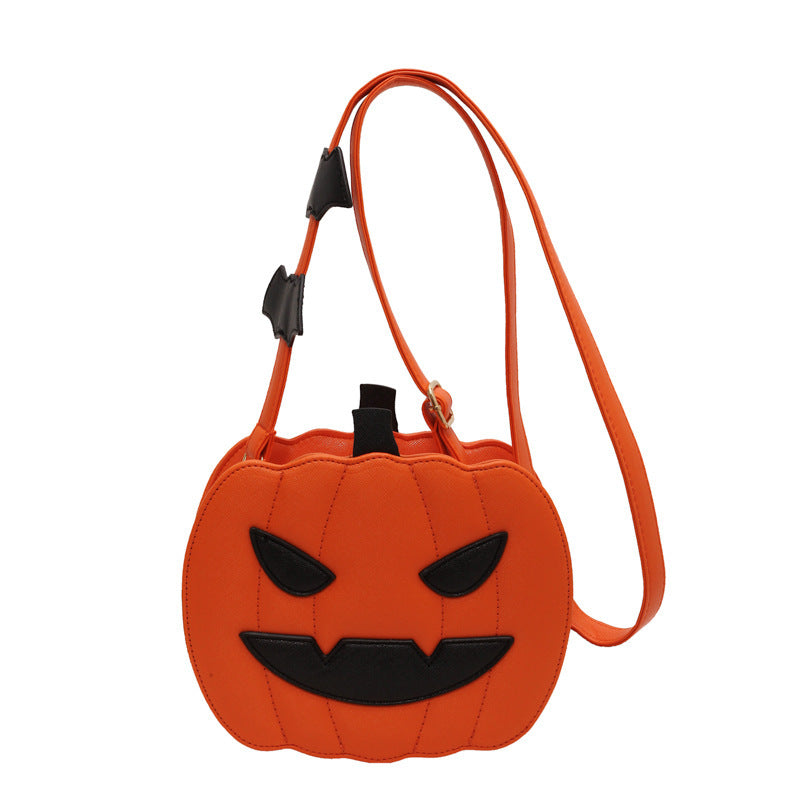 Smiling Pumpkin – Halloween-Themed Crossbody Bag