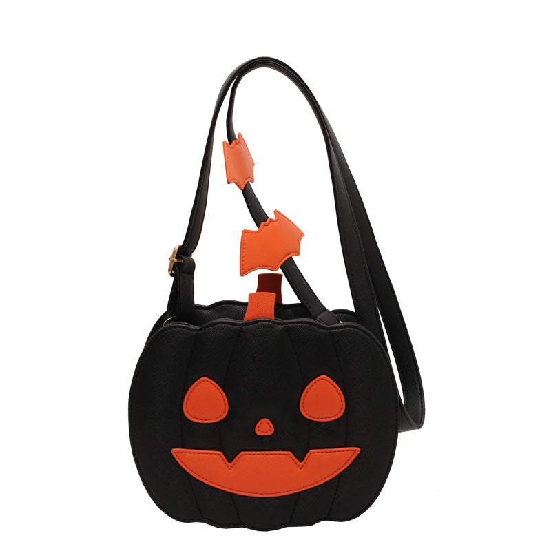 Smiling Pumpkin – Halloween-Themed Crossbody Bag