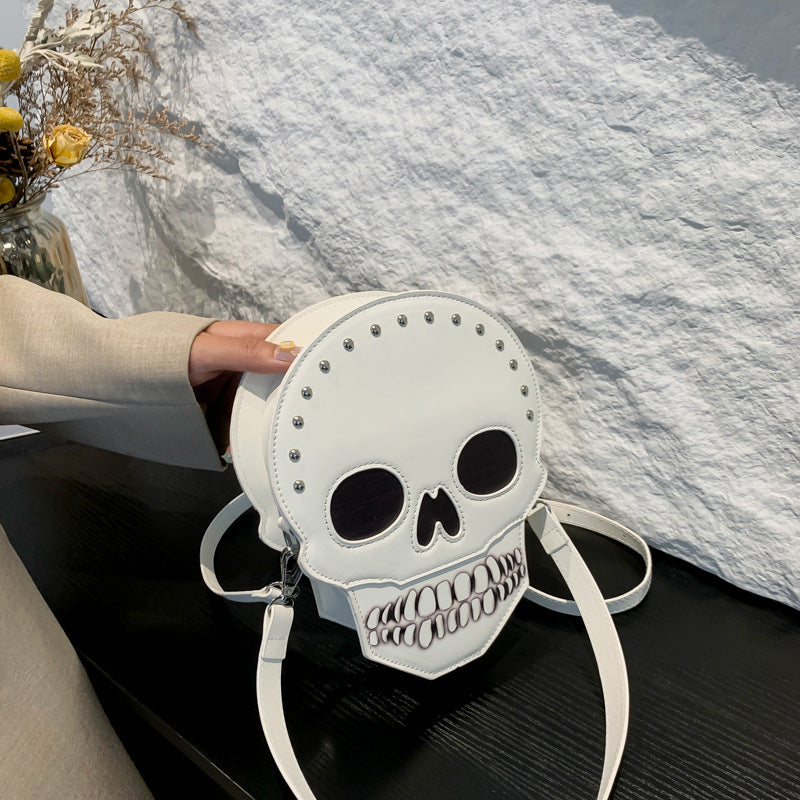 Soul Glow – Halloween Skull Crossbody Bag with Attitude