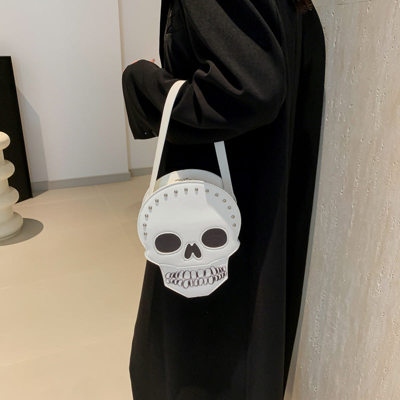 Soul Glow – Halloween Skull Crossbody Bag with Attitude